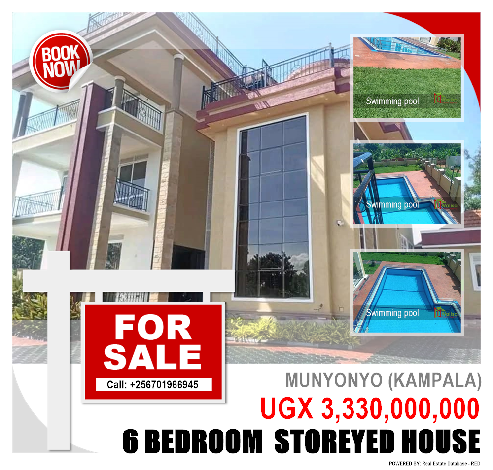 6 bedroom Storeyed house  for sale in Munyonyo Kampala Uganda, code: 212326