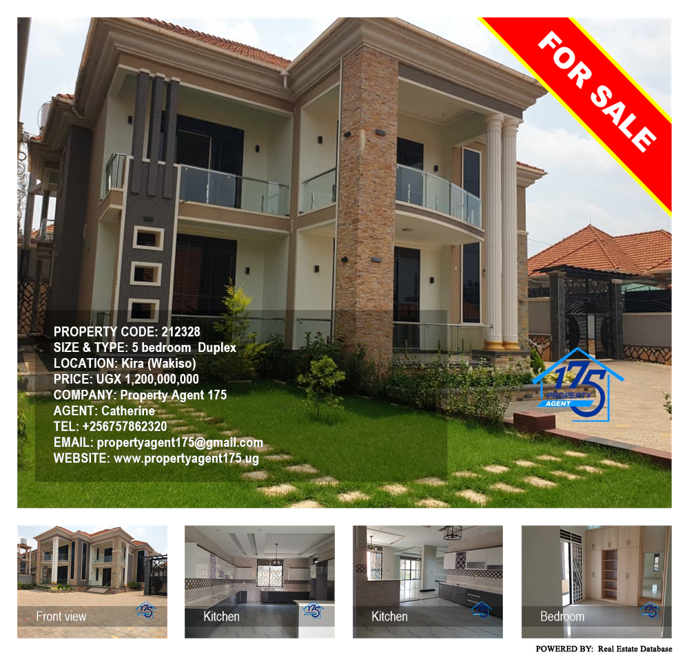 5 bedroom Duplex  for sale in Kira Wakiso Uganda, code: 212328