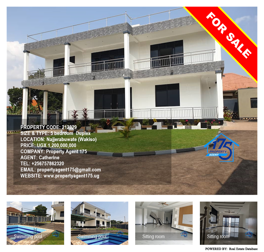 5 bedroom Duplex  for sale in Najjerabuwate Wakiso Uganda, code: 212329