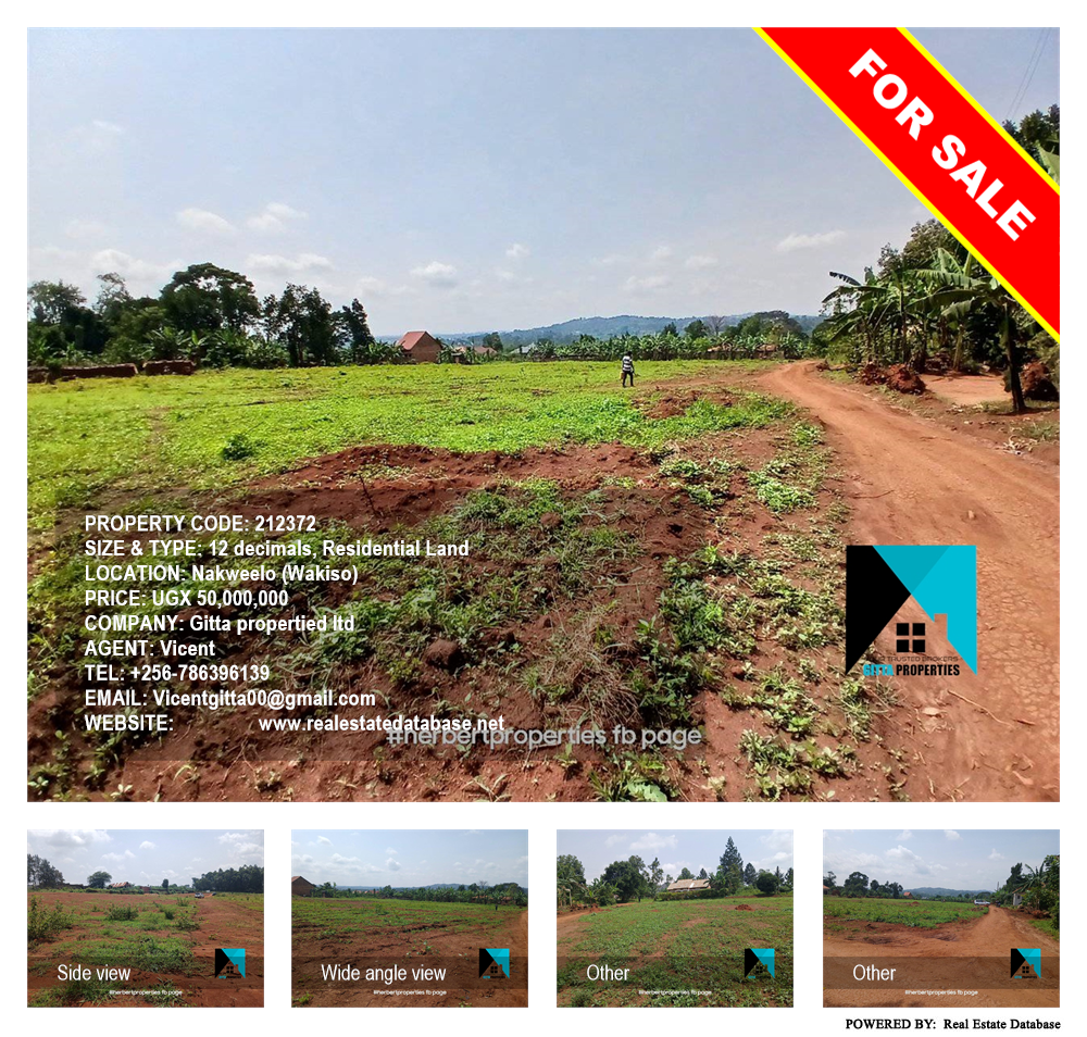 Residential Land  for sale in Nakweelo Wakiso Uganda, code: 212372