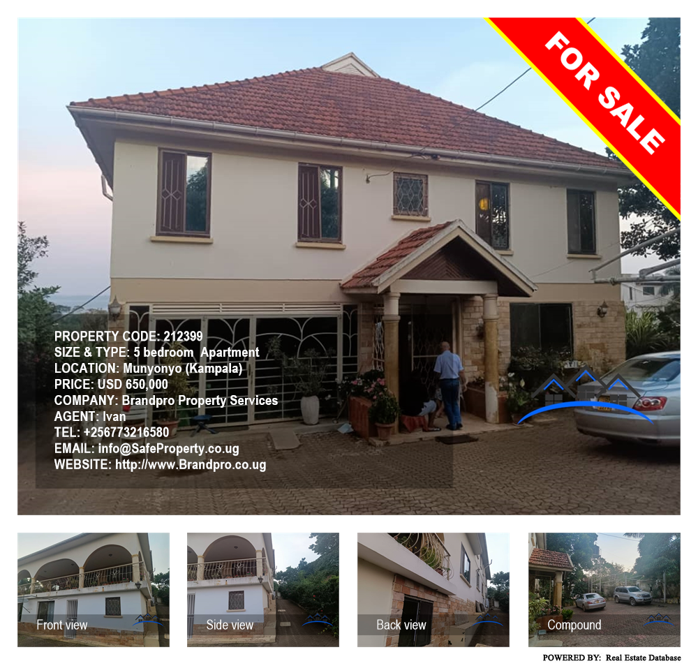 5 bedroom Apartment  for sale in Munyonyo Kampala Uganda, code: 212399