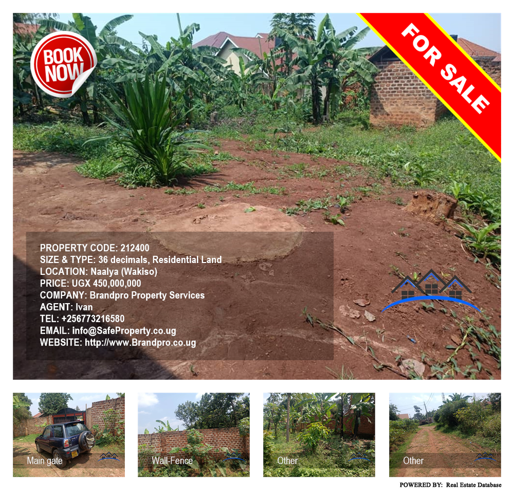 Residential Land  for sale in Naalya Wakiso Uganda, code: 212400