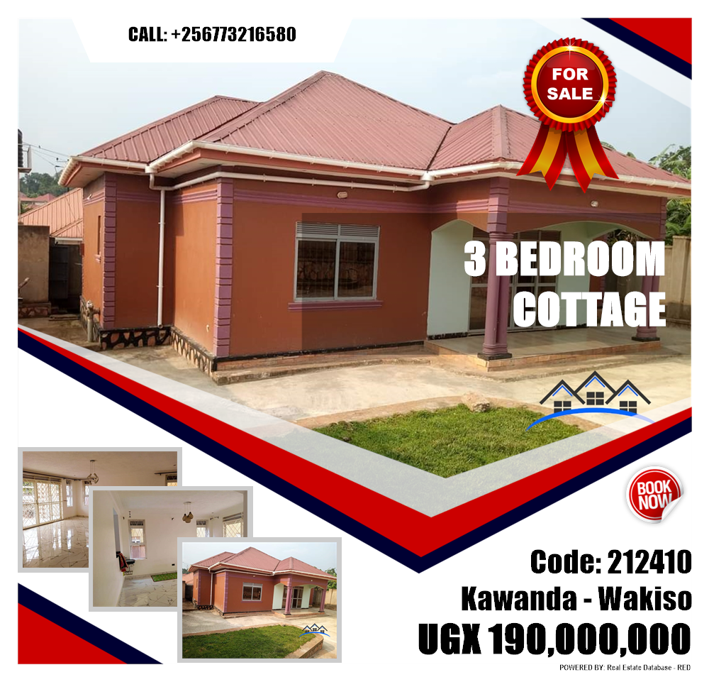 3 bedroom Cottage  for sale in Kawanda Wakiso Uganda, code: 212410