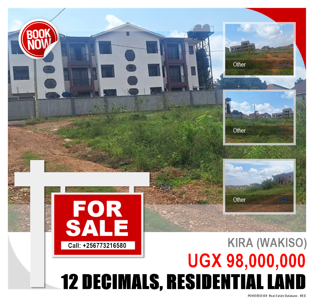 Residential Land  for sale in Kira Wakiso Uganda, code: 212412