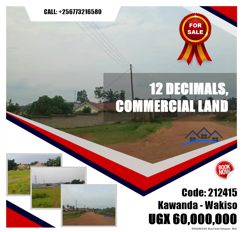 Commercial Land  for sale in Kawanda Wakiso Uganda, code: 212415