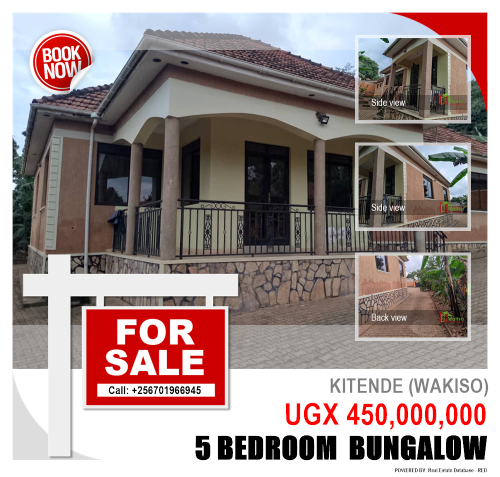 5 bedroom Bungalow  for sale in Kitende Wakiso Uganda, code: 212436