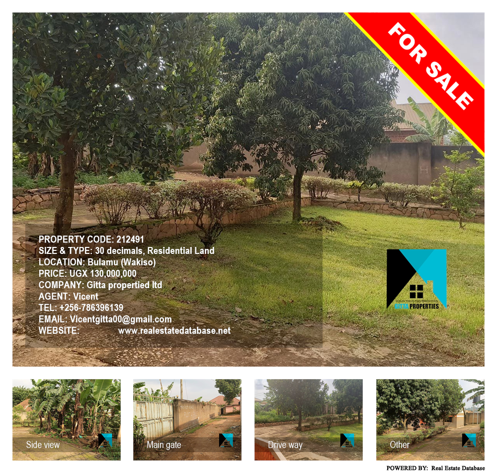 Residential Land  for sale in Bulamu Wakiso Uganda, code: 212491