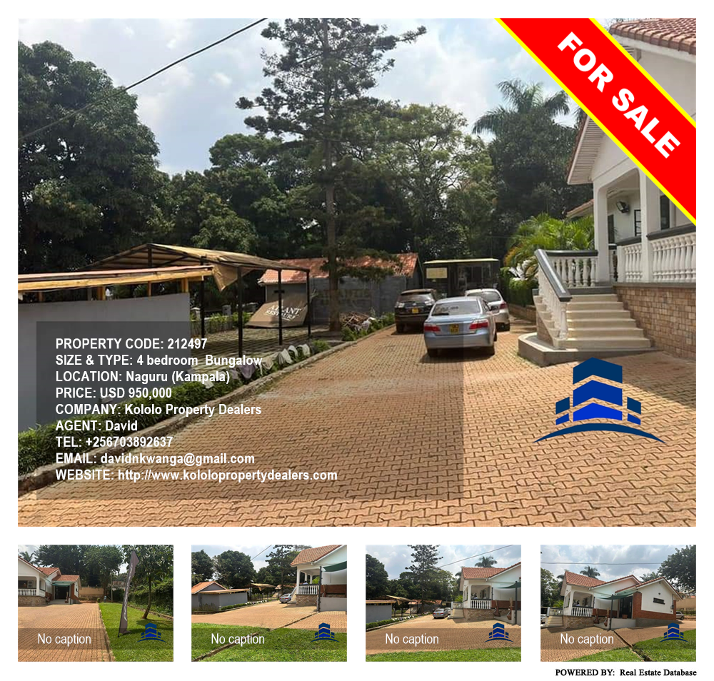 4 bedroom Bungalow  for sale in Naguru Kampala Uganda, code: 212497