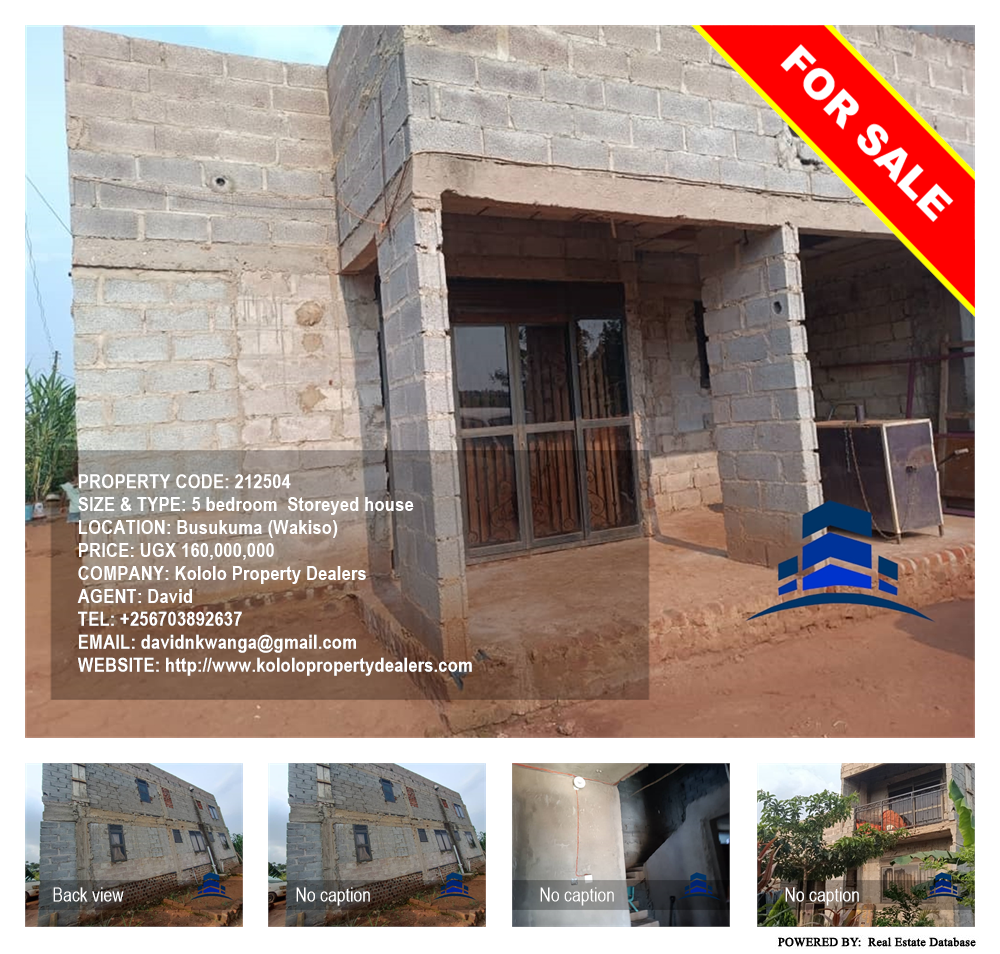 5 bedroom Storeyed house  for sale in Busukuma Wakiso Uganda, code: 212504