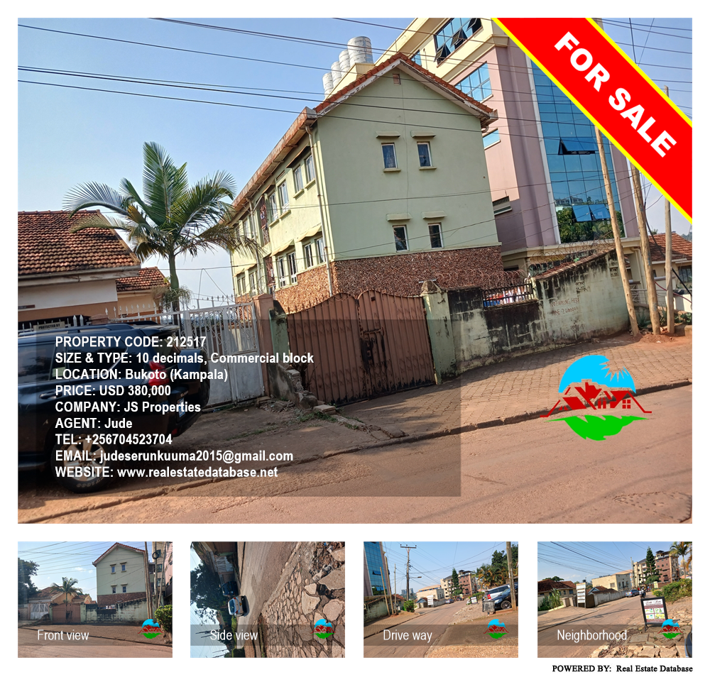 Commercial block  for sale in Bukoto Kampala Uganda, code: 212517