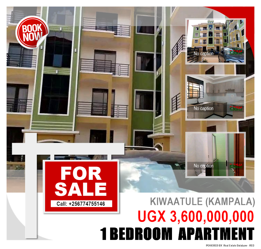 1 bedroom Apartment  for sale in Kiwaatule Kampala Uganda, code: 212535