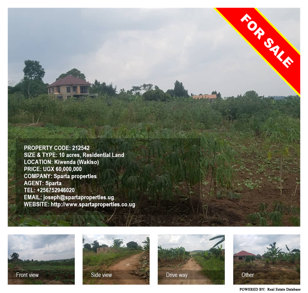 Residential Land  for sale in Kiwenda Wakiso Uganda, code: 212542