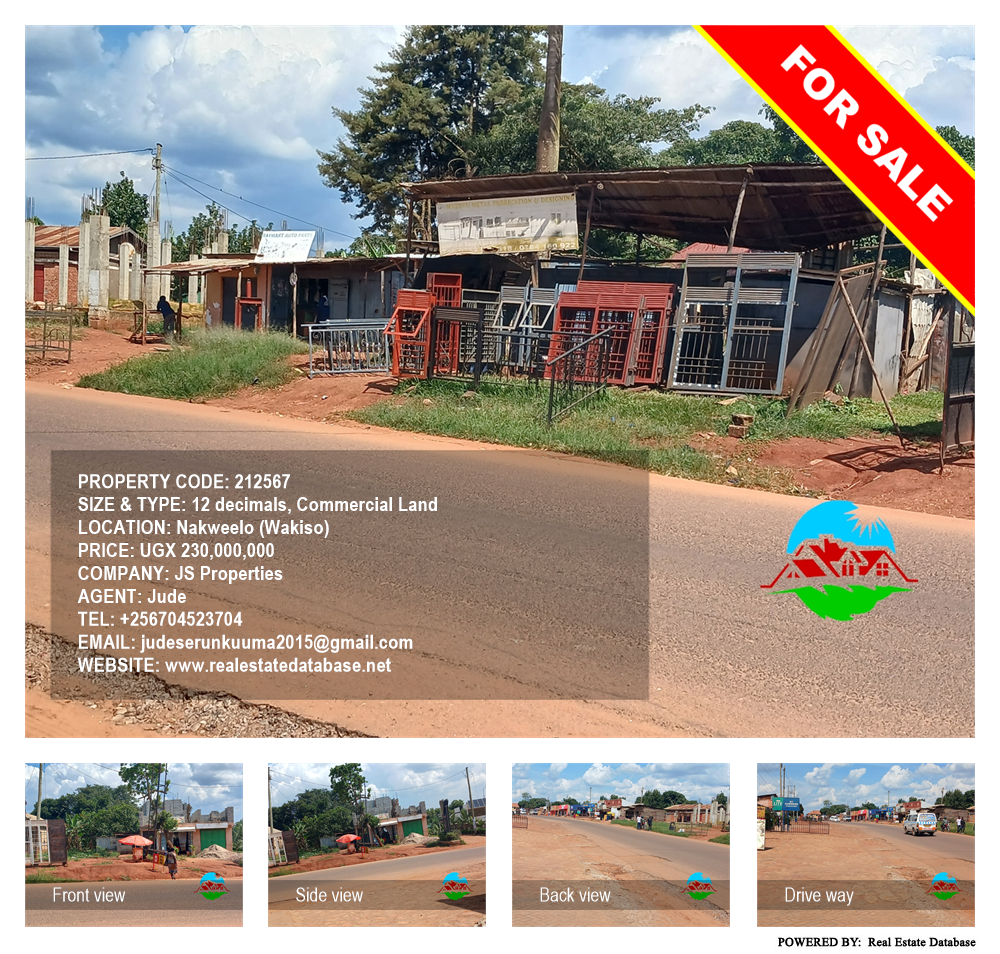 Commercial Land  for sale in Nakweelo Wakiso Uganda, code: 212567