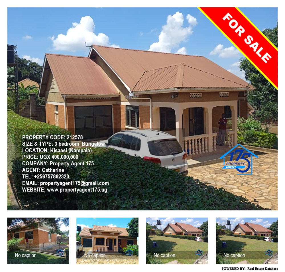 3 bedroom Bungalow  for sale in Kisaasi Kampala Uganda, code: 212578