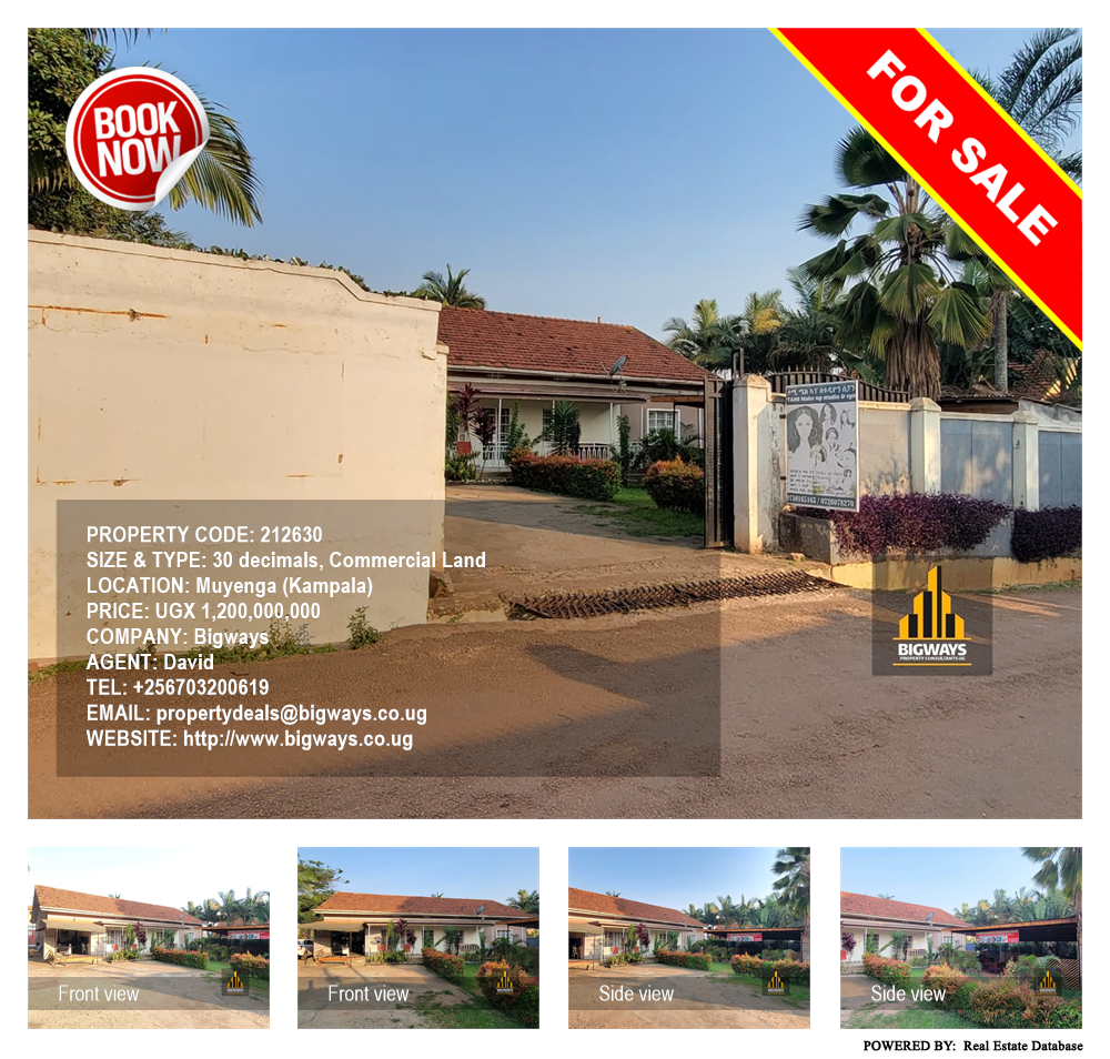 Commercial Land  for sale in Muyenga Kampala Uganda, code: 212630