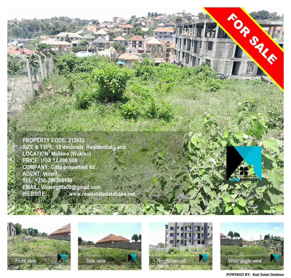 Residential Land  for sale in Mulawa Wakiso Uganda, code: 212655