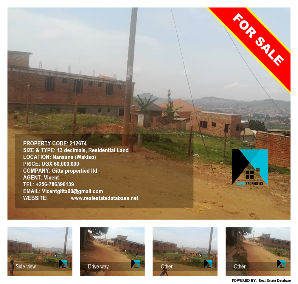 Residential Land  for sale in Nansana Wakiso Uganda, code: 212674