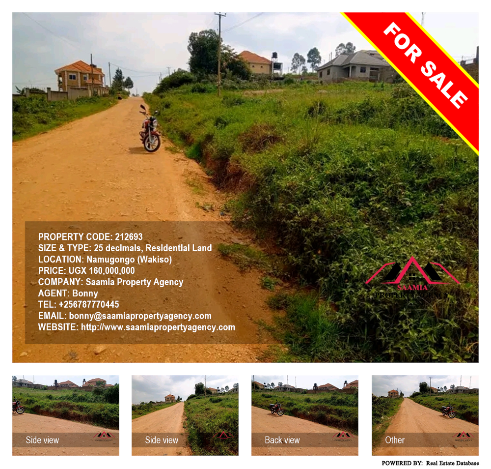 Residential Land  for sale in Namugongo Wakiso Uganda, code: 212693