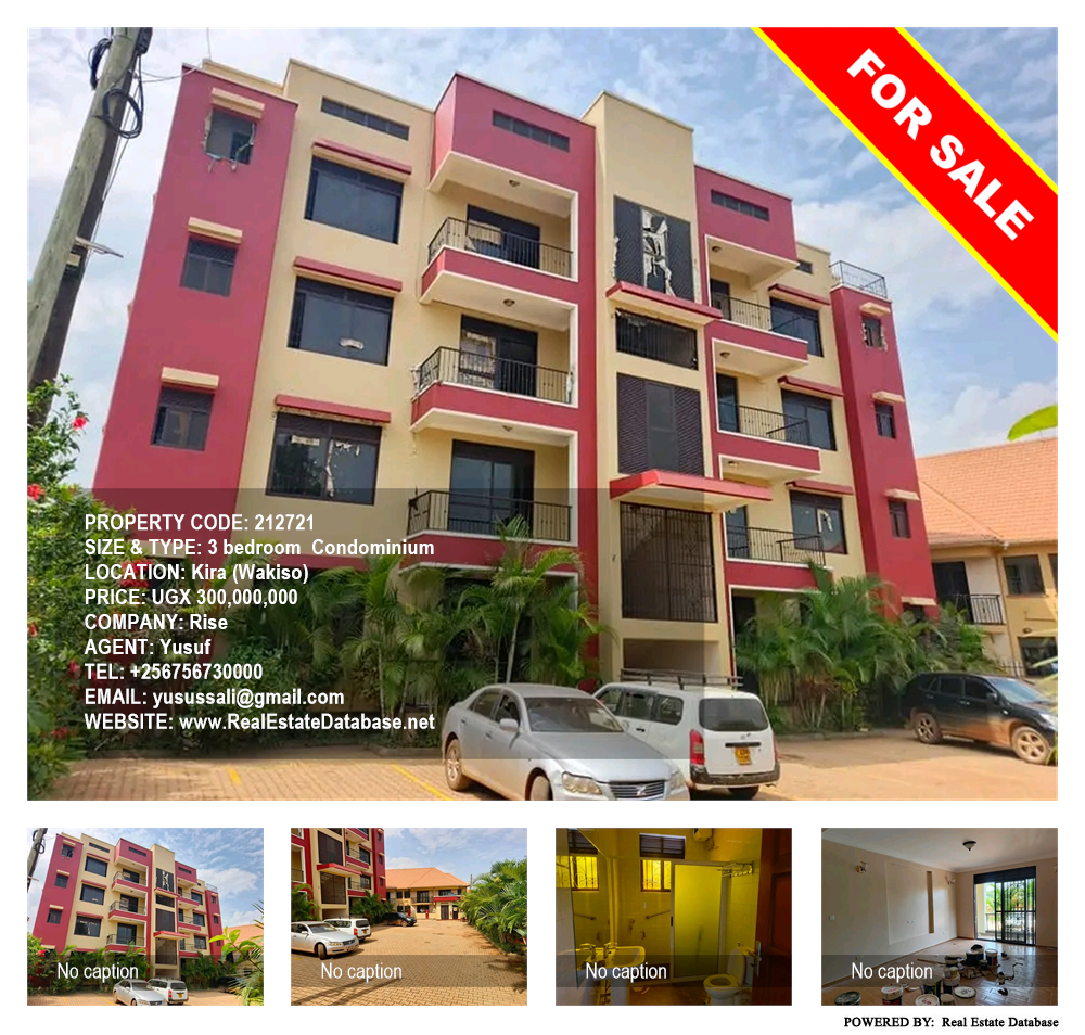 3 bedroom Condominium  for sale in Kira Wakiso Uganda, code: 212721