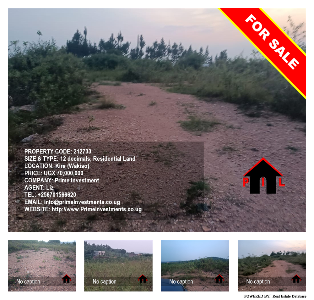 Residential Land  for sale in Kira Wakiso Uganda, code: 212733