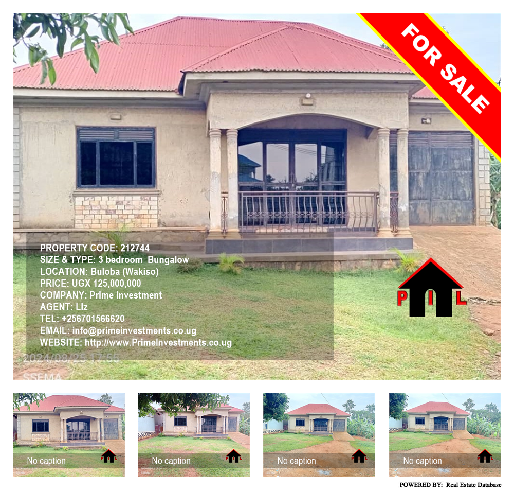 3 bedroom Bungalow  for sale in Buloba Wakiso Uganda, code: 212744