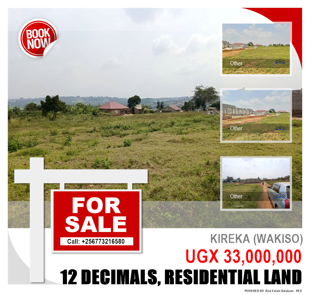 Residential Land  for sale in Kireka Wakiso Uganda, code: 212746