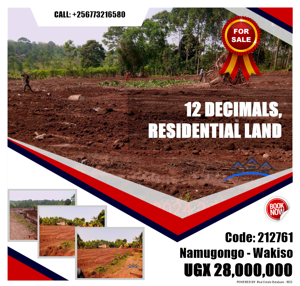 Residential Land  for sale in Namugongo Wakiso Uganda, code: 212761