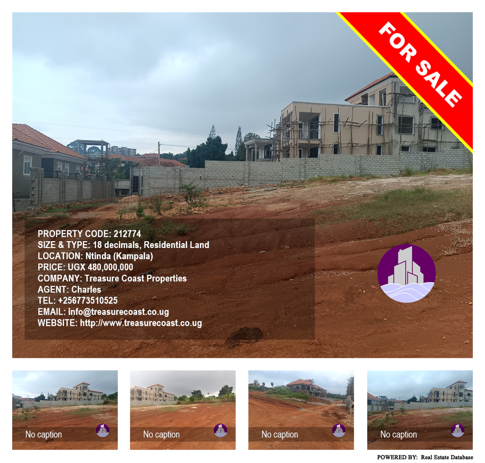 Residential Land  for sale in Ntinda Kampala Uganda, code: 212774