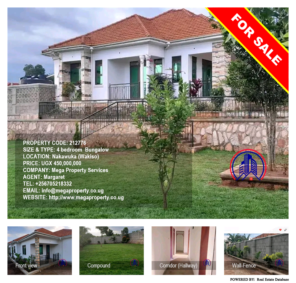 4 bedroom Bungalow  for sale in Nakawuka Wakiso Uganda, code: 212776