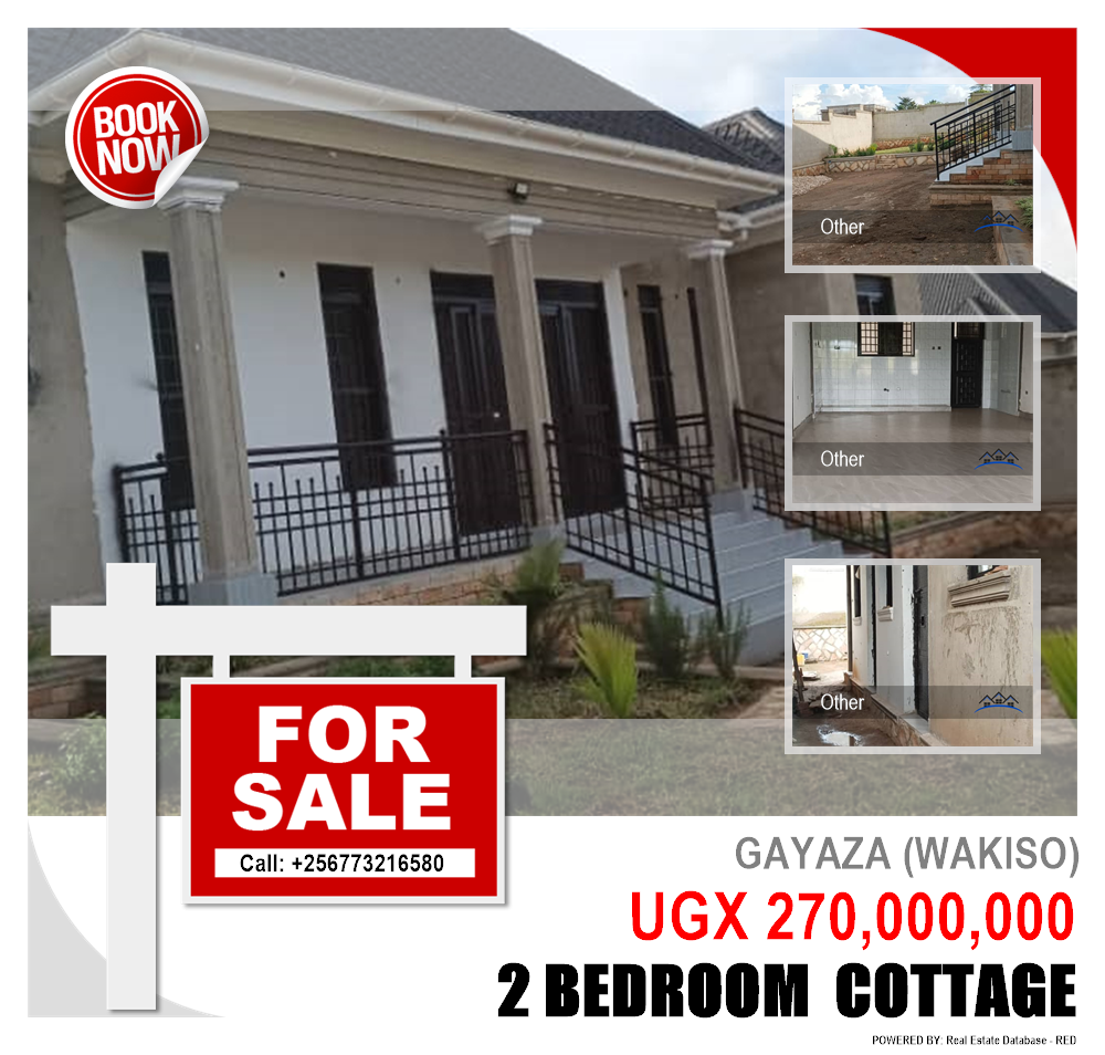 2 bedroom Cottage  for sale in Gayaza Wakiso Uganda, code: 212786