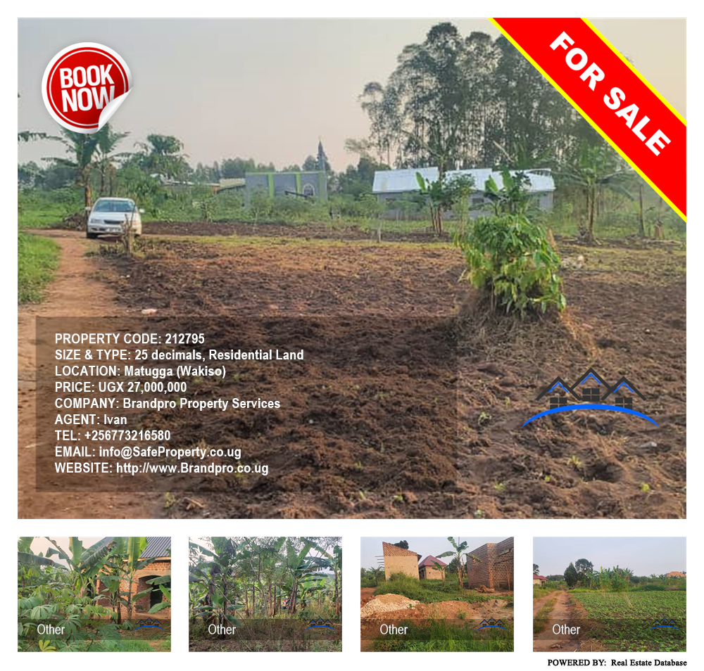 Residential Land  for sale in Matugga Wakiso Uganda, code: 212795