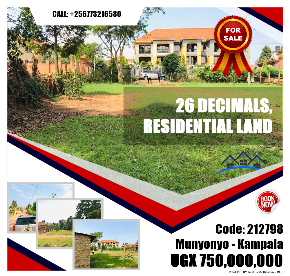 Residential Land  for sale in Munyonyo Kampala Uganda, code: 212798