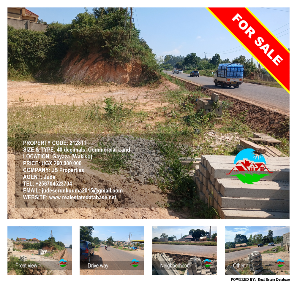 Commercial Land  for sale in Gayaza Wakiso Uganda, code: 212811