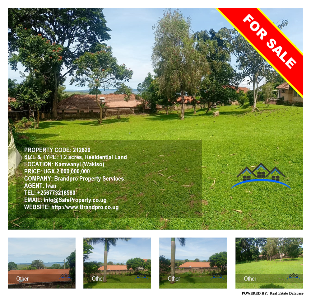 Residential Land  for sale in Kamwanyi Wakiso Uganda, code: 212820