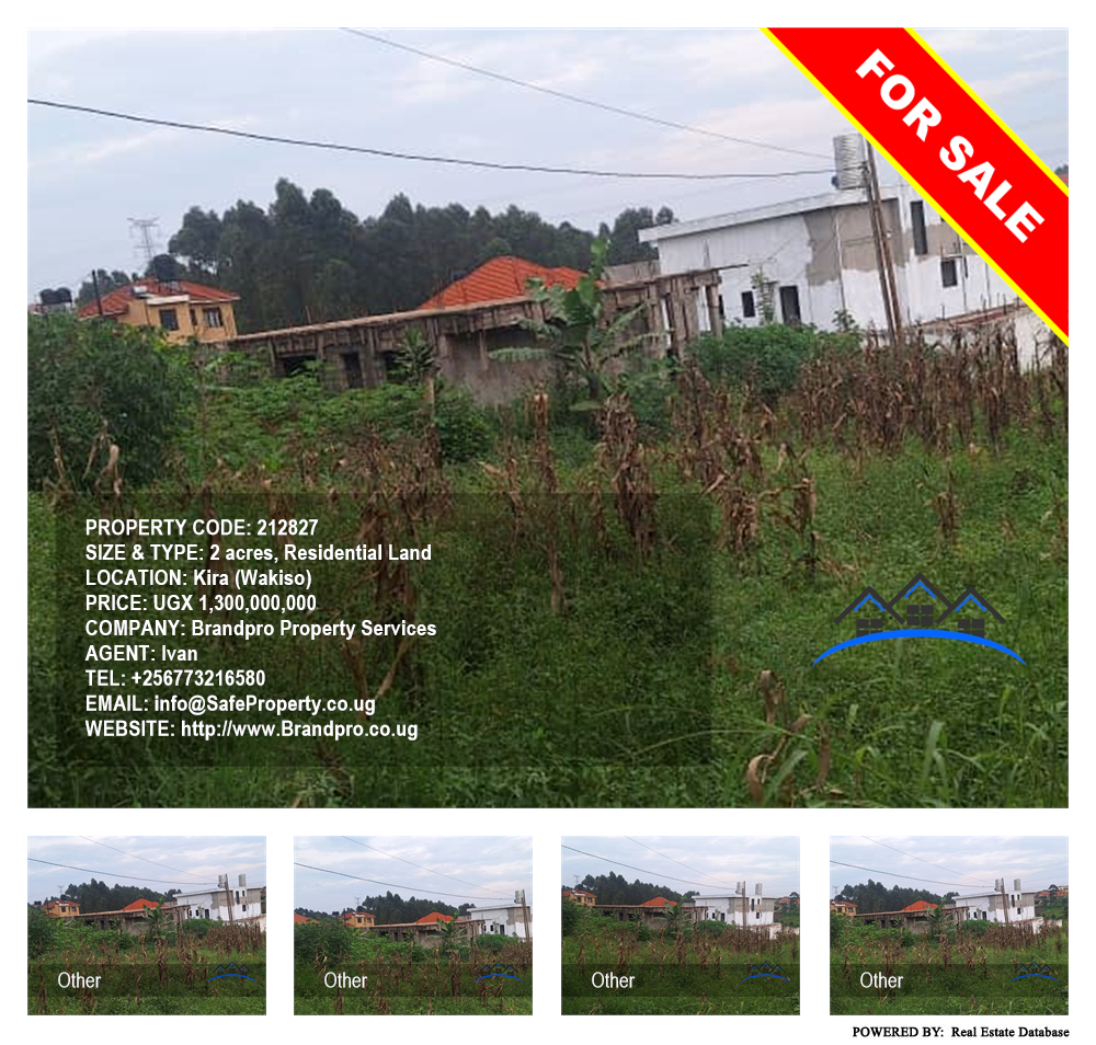 Residential Land  for sale in Kira Wakiso Uganda, code: 212827