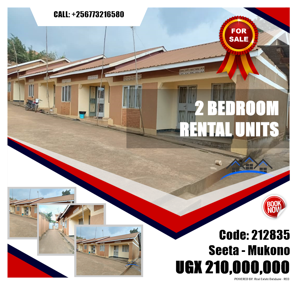 2 bedroom Rental units  for sale in Seeta Mukono Uganda, code: 212835