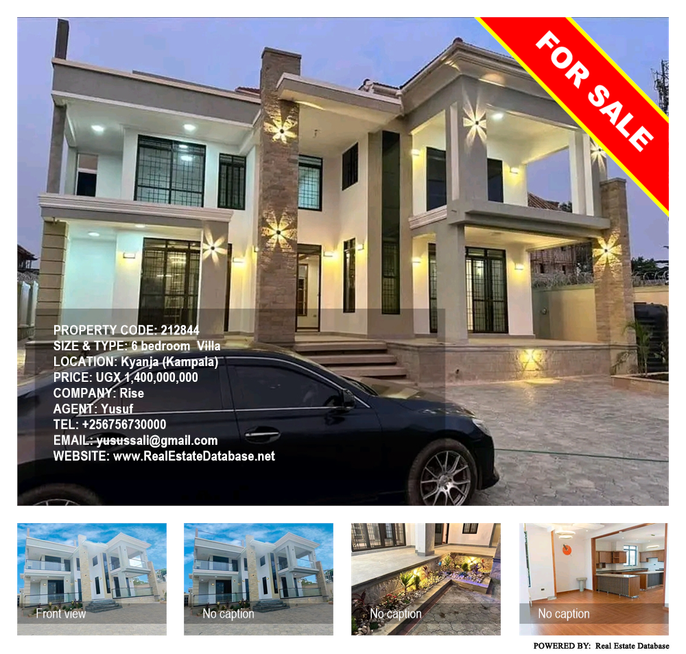 6 bedroom Villa  for sale in Kyanja Kampala Uganda, code: 212844