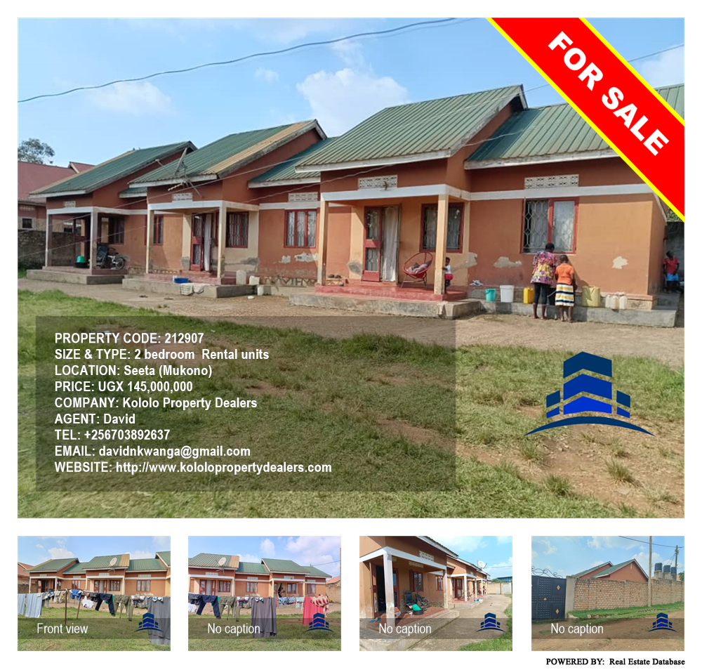 2 bedroom Rental units  for sale in Seeta Mukono Uganda, code: 212907