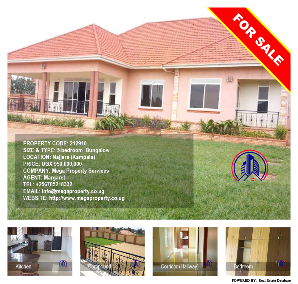 5 bedroom Bungalow  for sale in Najjera Kampala Uganda, code: 212910