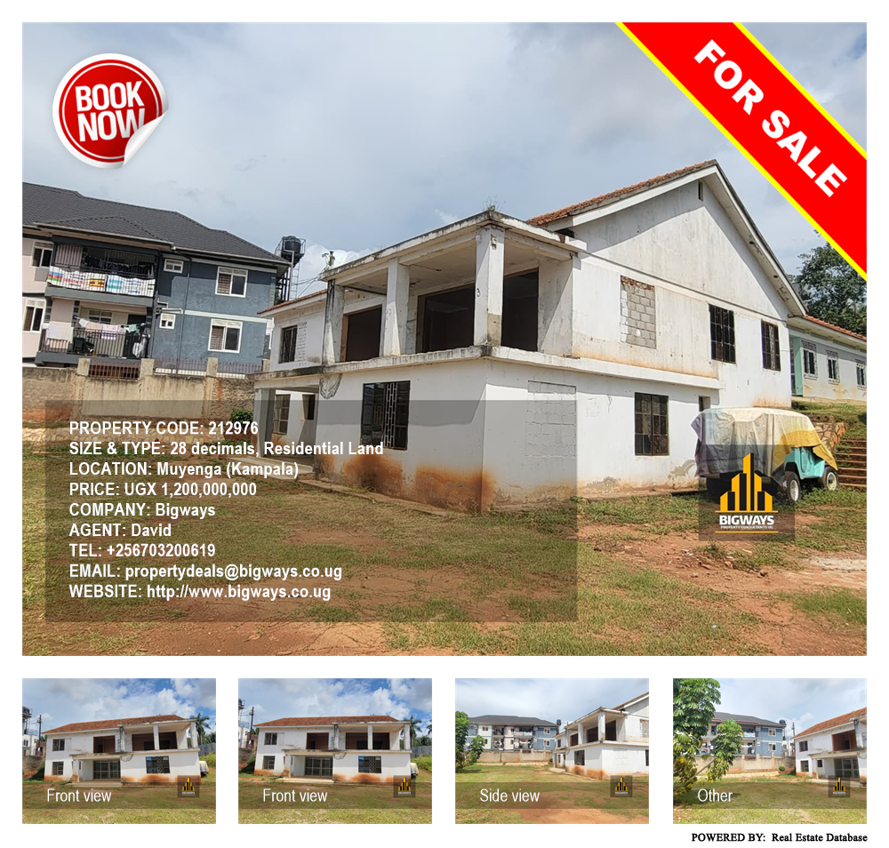 Residential Land  for sale in Muyenga Kampala Uganda, code: 212976