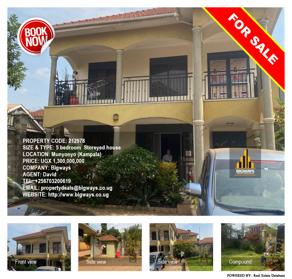 5 bedroom Storeyed house  for sale in Munyonyo Kampala Uganda, code: 212978