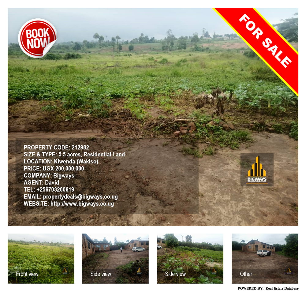 Residential Land  for sale in Kiwenda Wakiso Uganda, code: 212982