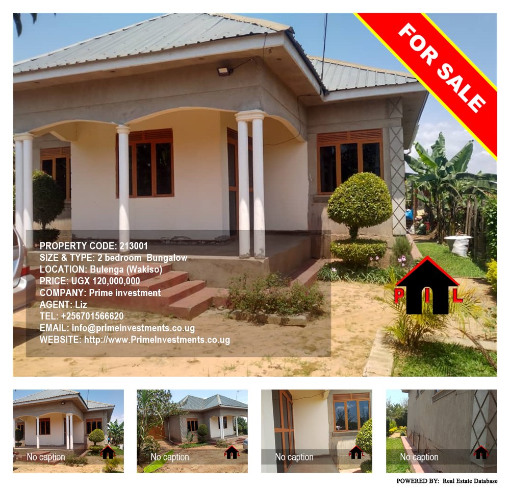 2 bedroom Bungalow  for sale in Bulenga Wakiso Uganda, code: 213001