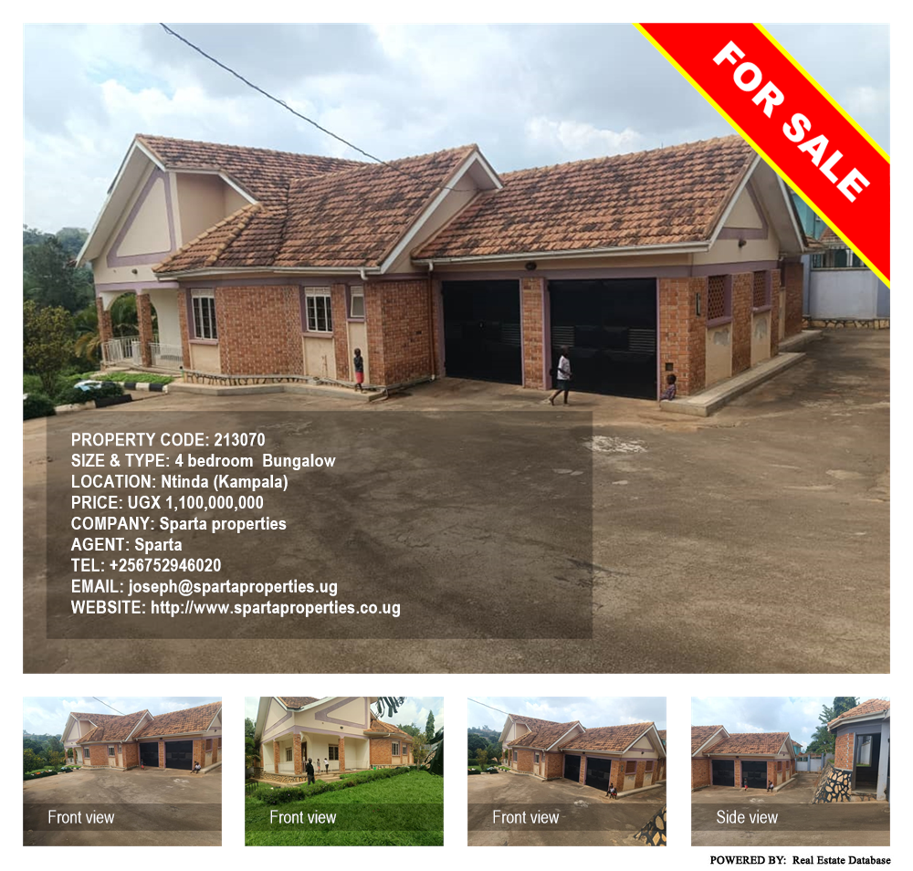 4 bedroom Bungalow  for sale in Ntinda Kampala Uganda, code: 213070