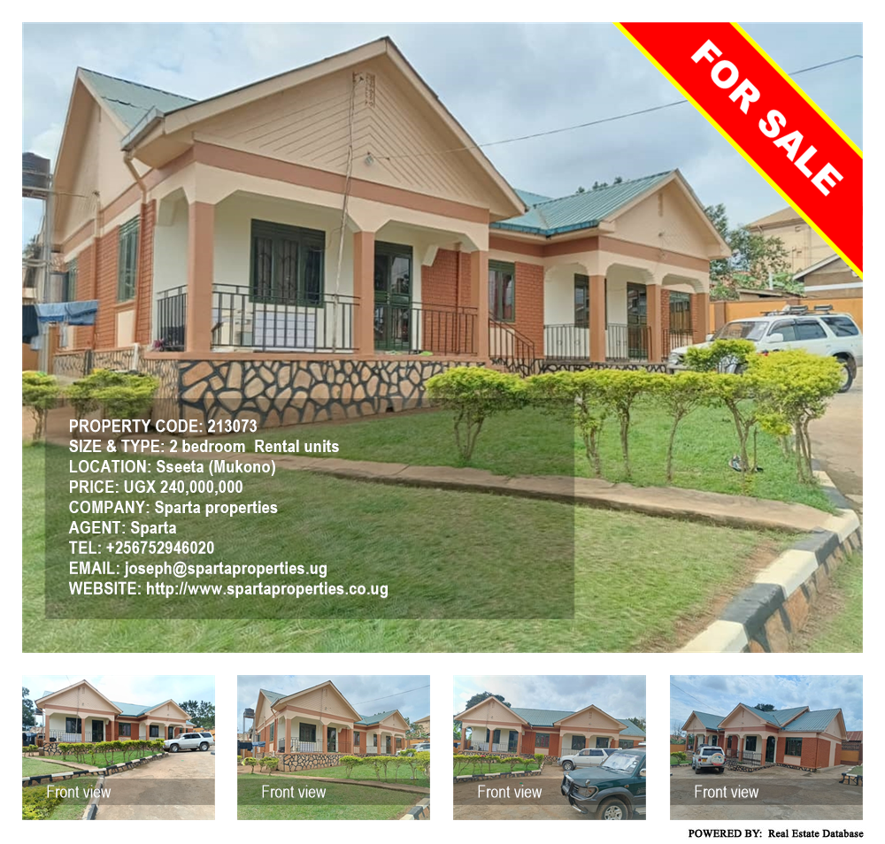 2 bedroom Rental units  for sale in Sseeta Mukono Uganda, code: 213073