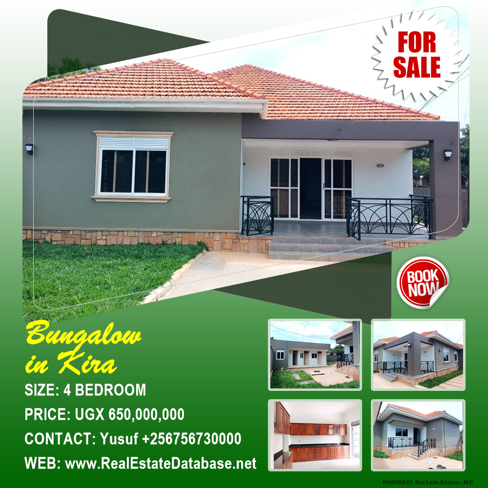 4 bedroom Bungalow  for sale in Kira Wakiso Uganda, code: 213081