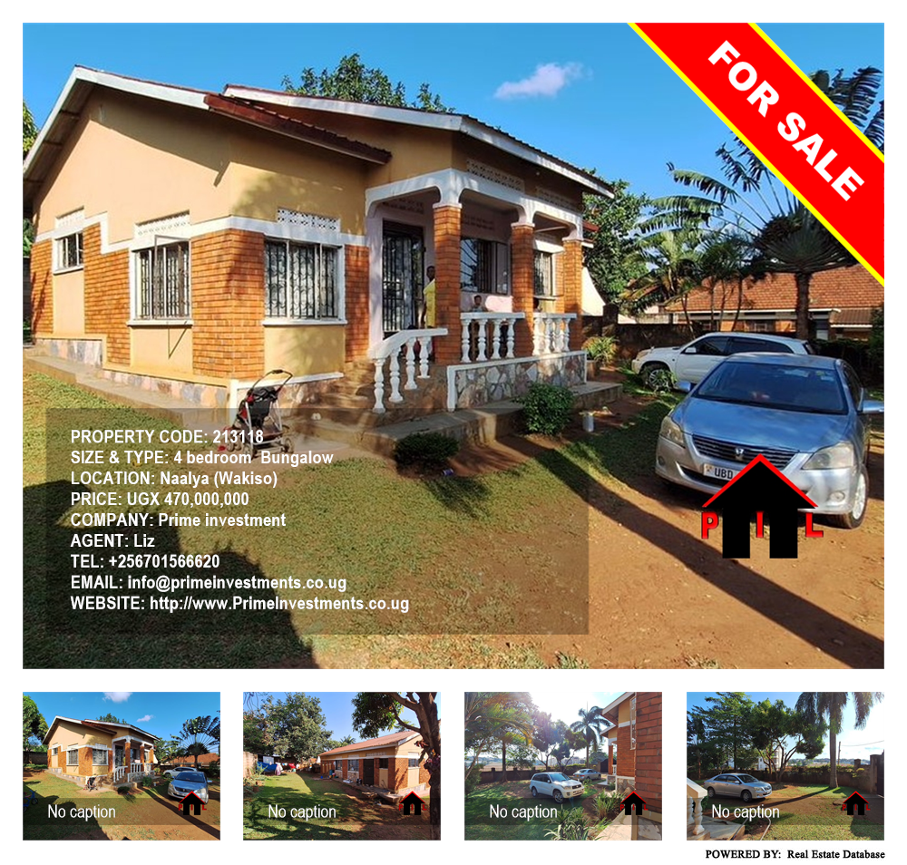 4 bedroom Bungalow  for sale in Naalya Wakiso Uganda, code: 213118