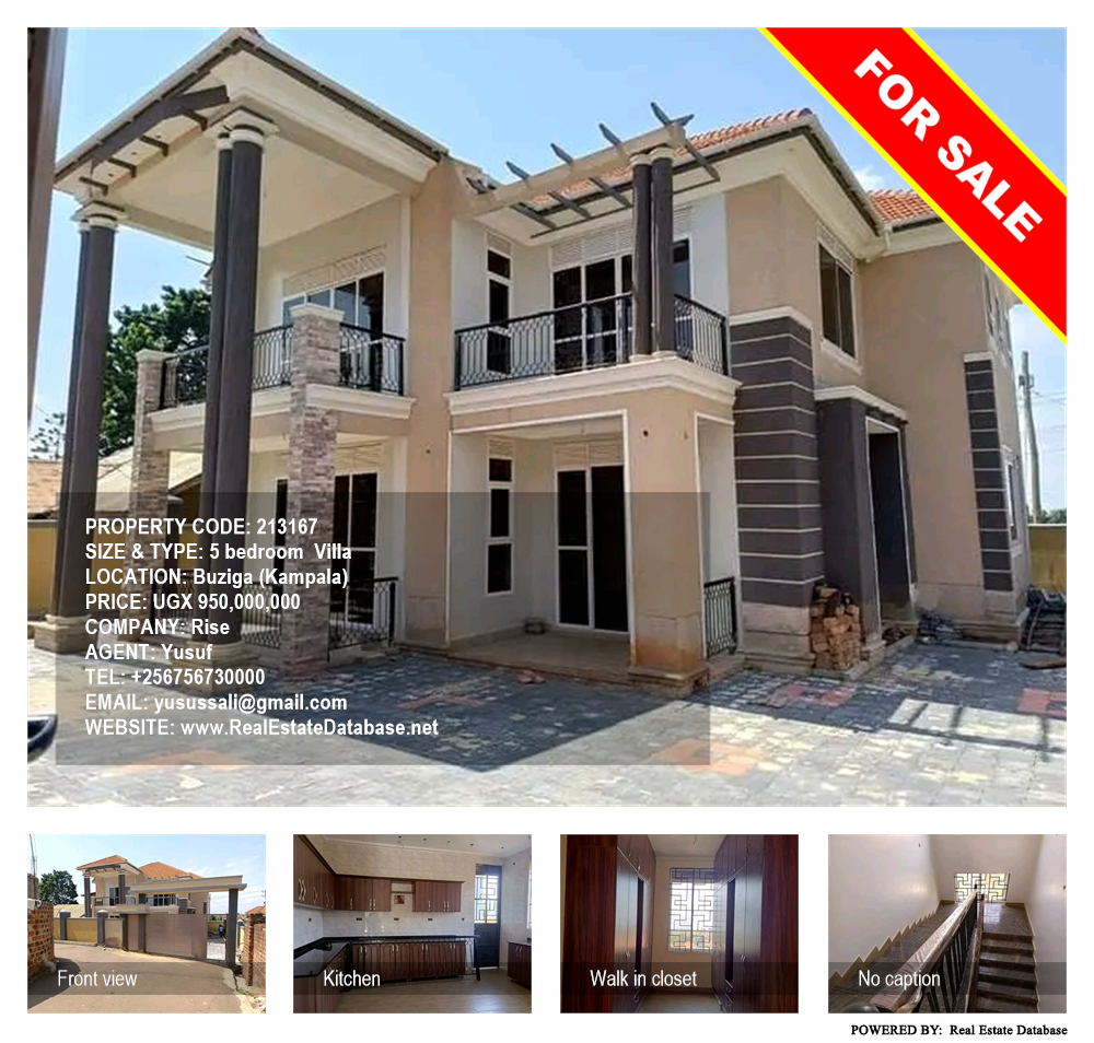 5 bedroom Villa  for sale in Buziga Kampala Uganda, code: 213167