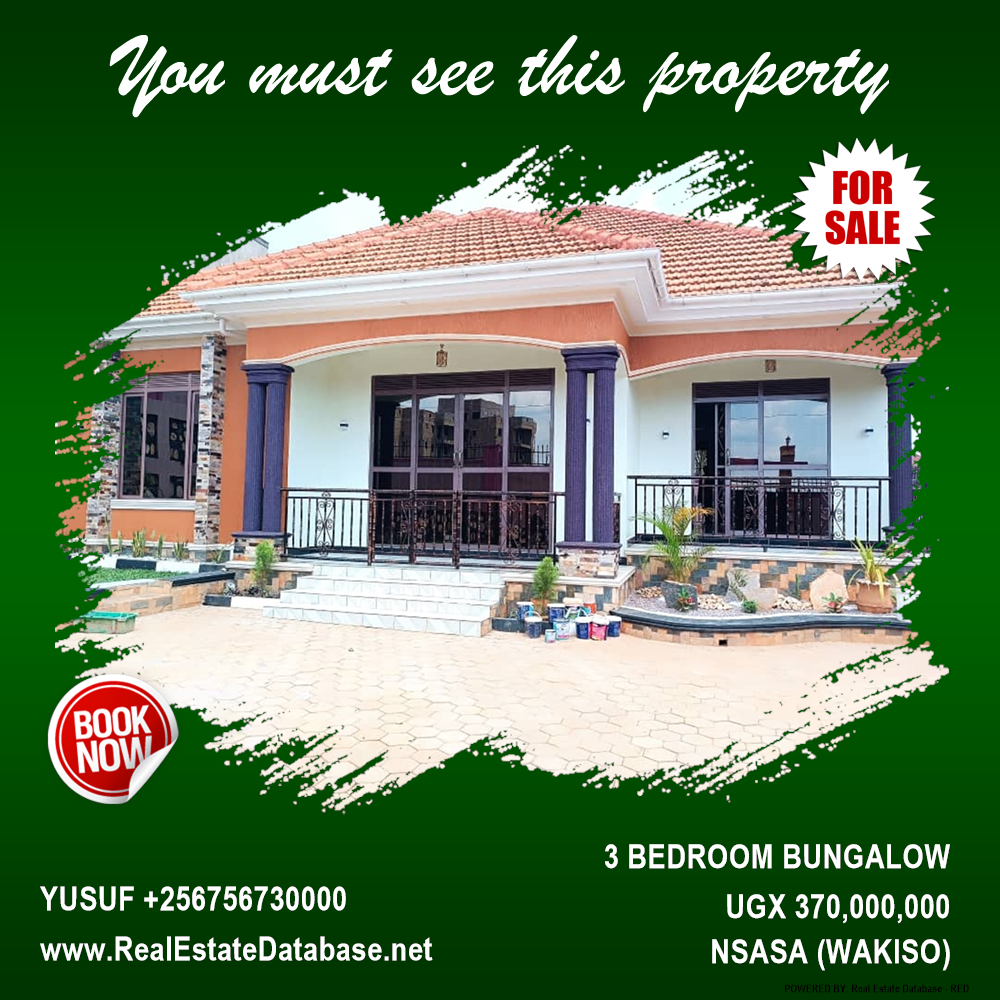 3 bedroom Bungalow  for sale in Nsasa Wakiso Uganda, code: 213173