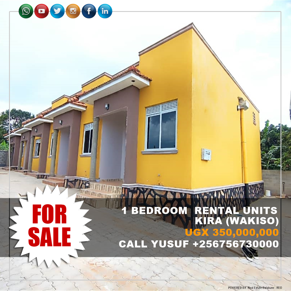 1 bedroom Rental units  for sale in Kira Wakiso Uganda, code: 213174